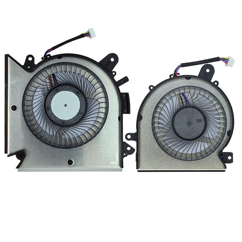New Laptop Thin CPU and GPU Cooling Fan Replacement for MSI GF63 GF65 MS-16R1/R3/R5 WF65 MS-16W1 W2 P/N PABD08008SH N413 PAAD06015SL N460