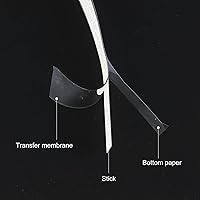 Vista 5 de SINGARO Adhesivos para espejo retrovisor de automóvil, decoración de carrocería de automóvil, 4 unidades (plateado)