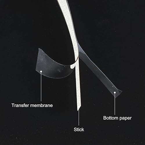 Miniatura 5 de SINGARO Adhesivos para espejo retrovisor de automóvil, decoración de carrocería de automóvil, 4 unidades (plateado)