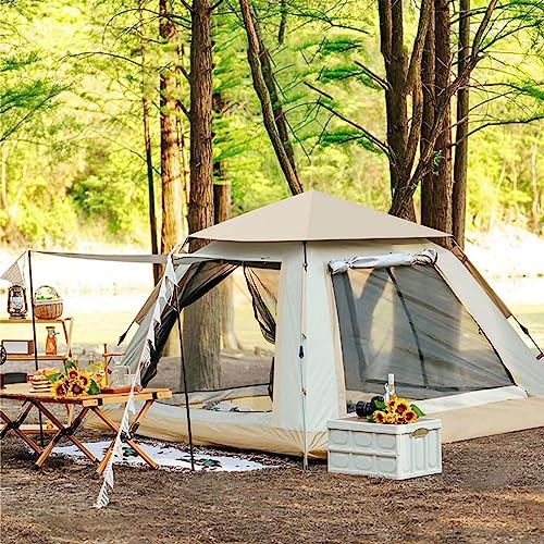 Carpa familiar BNEI para camping 8 personas azul miniatura 2