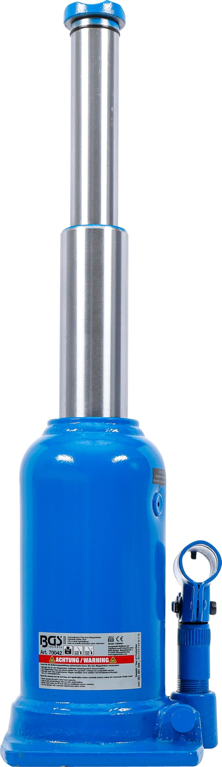 BGS 70042 Gato de botella hidráulico 5 t pistón doble