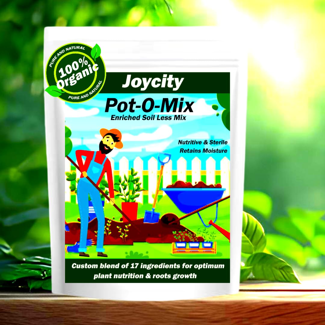 Joycity Pot-O-Mix Soil Less Potting Mixture with Fertilizer for Plants and Home Gardening - 500Gms | Organic Fertilizers & Manure for Garden & Terrace (B0CL2LYND5) Amazon Price History, Amazon Price Tracker