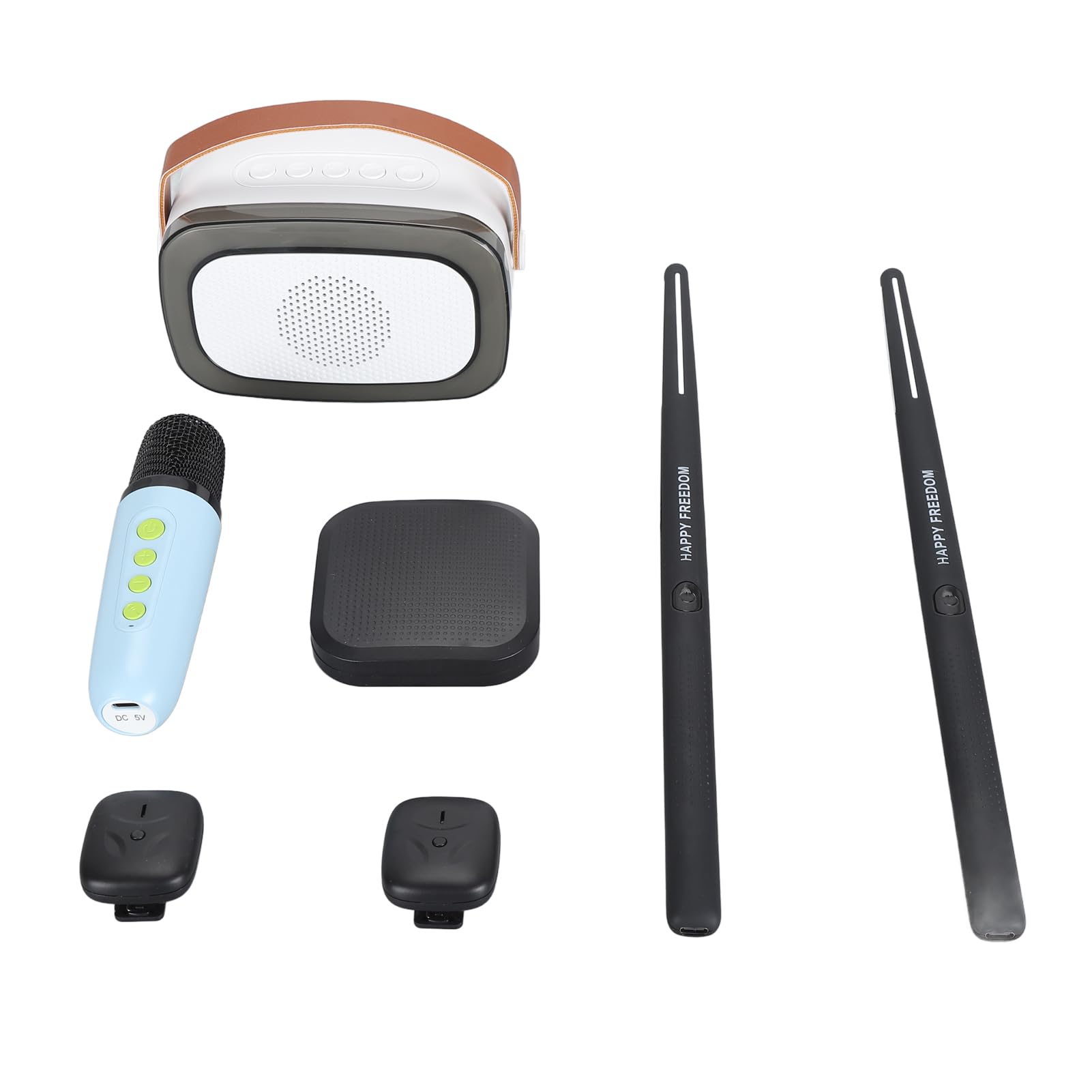 Tbest Set di bacchette portatili, movimento 3D, somatosensoriale, per realtà virtuale, ideale per e adulti a casa, ufficio, giardino all'aperto o