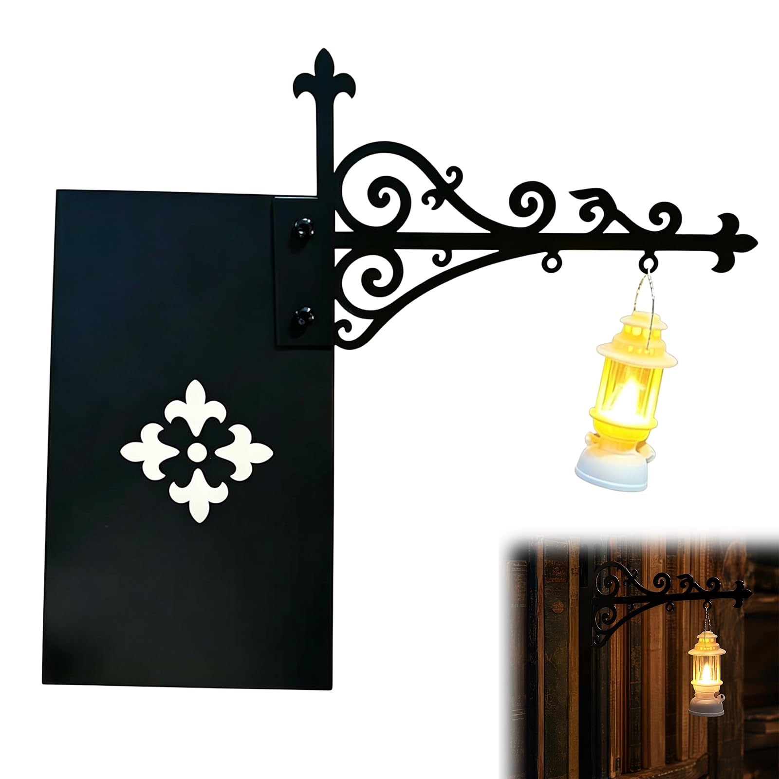 Library Lantern Book Shelf Nook Light | Nooklight for Bookshelf Lamp