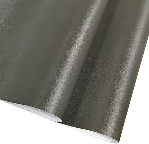 Miniatura 70 de HYANG - Hojas de piel sintética de color liso beige, 1 rollo de 12 x 53 pulgadas, piel sintética ideal para hacer proyectos de manualidades hechos a