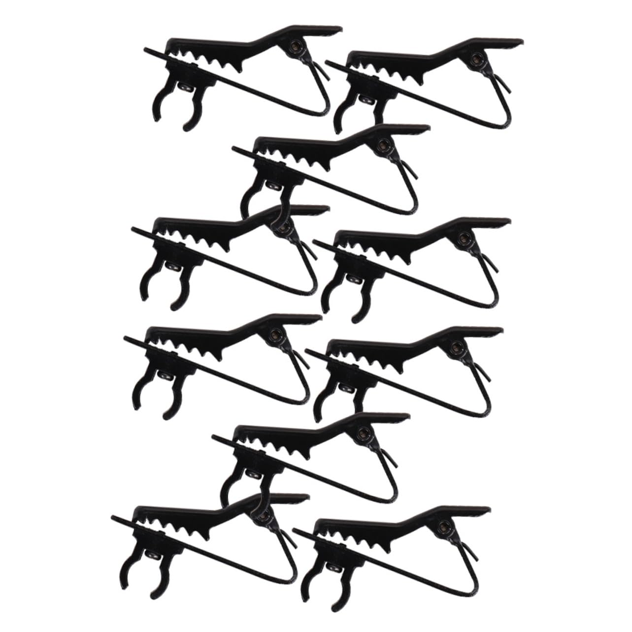 BESPORTBLE 10Pcs Lavalier Microphone Clips Durable Clip Holder for Podcasts Speeches and Performances Easy to Install Compatible with Microphones