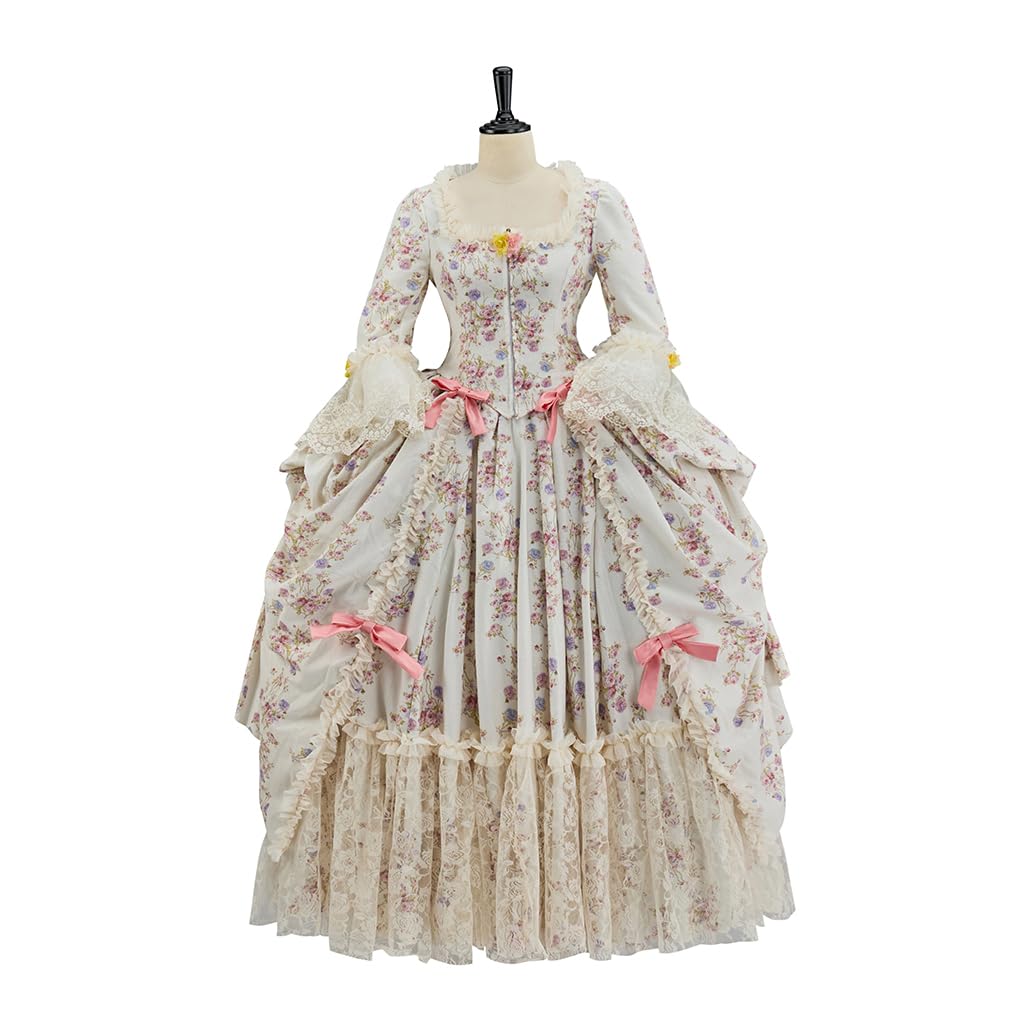 Willyacos Floral Marie Antoinette Rococo Ball Gown