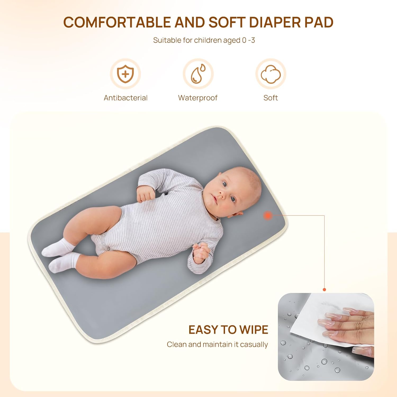 Telena Water Bottle Holder with Diaper Bag Backpack