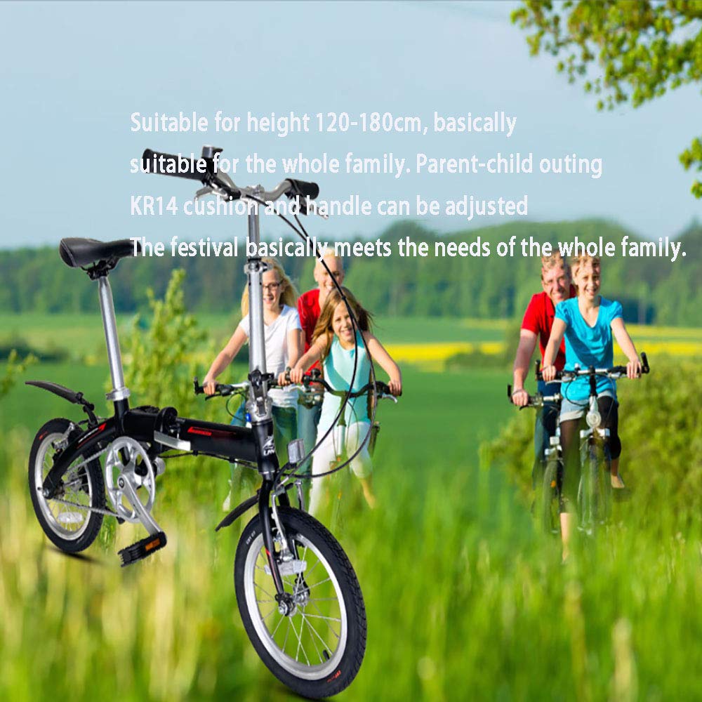 Amazon | 折りたたみ自転車アルミ合金412男性と女性の大人のミニ自転車