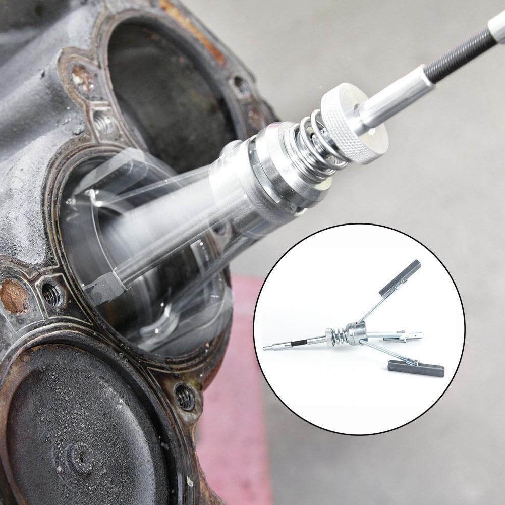 Ponceuse cylindre de frein 51-177 mm en acier inoxydable diamètre intérieur meuleuse arbre flexible affûtage outil pour véhicule voiture