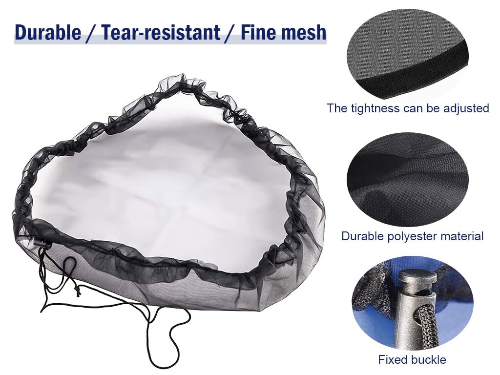 2 Pezzi Copertura Per Barile Da Pioggia,Regolabile Coperture In Rete Per Botti Di Pioggia,Rete Per Serbatoi d'Acqua Con Cordicella Di
