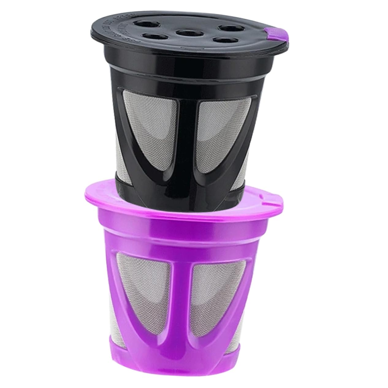 Ciieeo 5 Juegos Cápsula De Café De Café Reutilizables De Café Recargables Taza De Café Cafetera Expreso Colador De Maquina De Cafe Filtro De Té Recargable 2 Piezas * 5