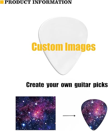 Miniatura 3 de KEIAHUAN Cool Skull - Púas de guitarra  Plectros triángulos clásicos para bajos, guitarras acústicas y eléctricas  Púas pesadas para guitarristas