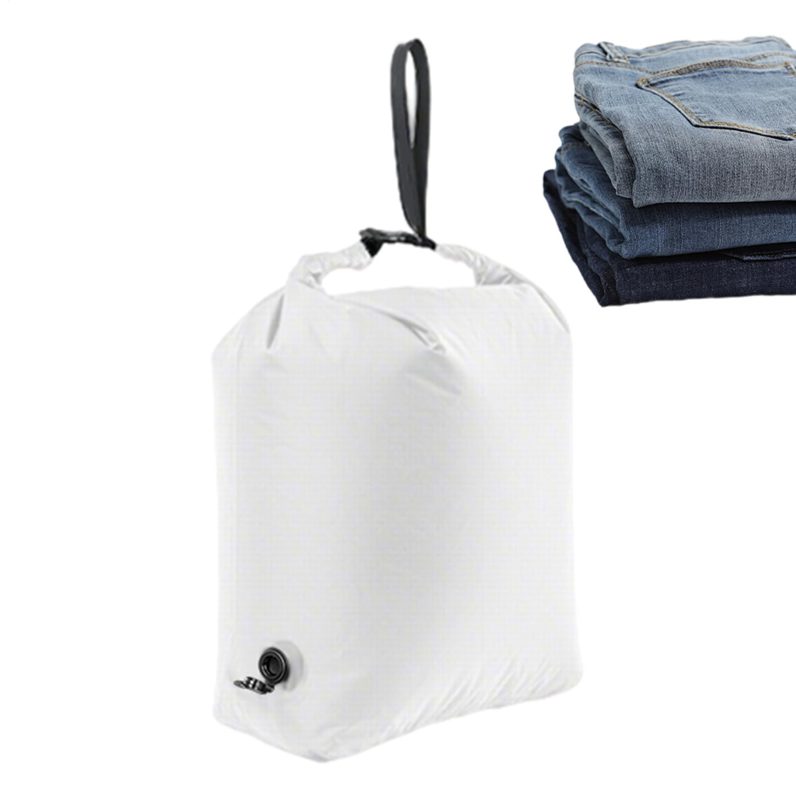 Sac à linge de voyage compact pour séparer le linge sale en vacances