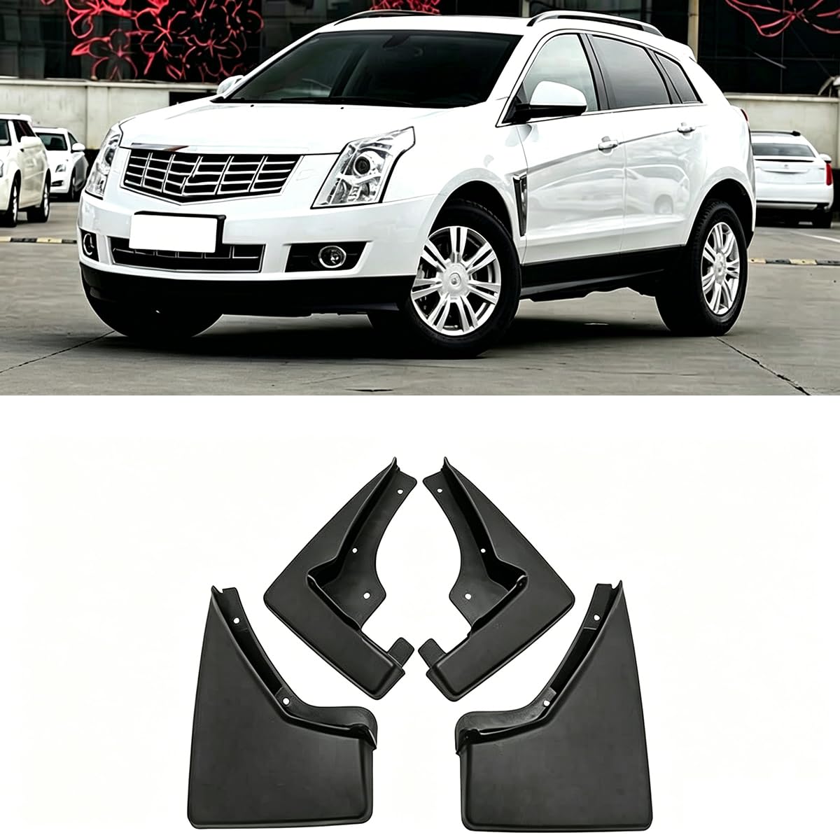 Evite daños con faldones para el barro de coches Cadillac SRX