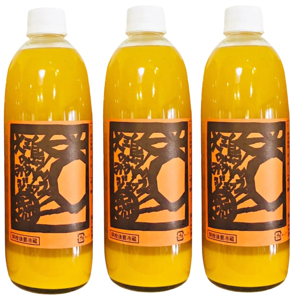 Amazon.co.jp: 堀田青果 大三島みかんジュース 500ml x 3 無添加