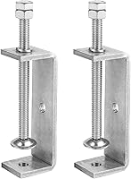 Vista 13 de Paquete de 6 abrazaderas pequeñas en C de acero inoxidable 304 de 1 pulgada Mini abrazaderas en C resistentes para carpintería y montaje