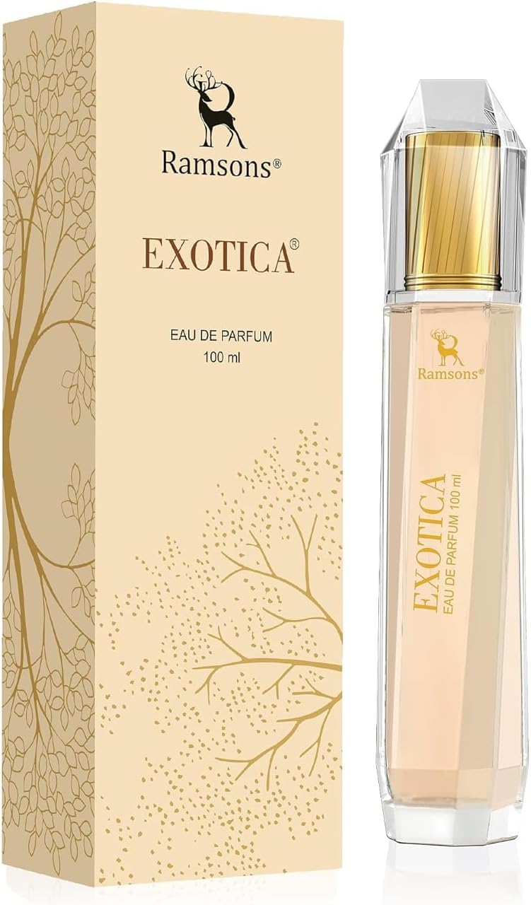 Ramsons - EXOTICA Eau De Parfum | 100 ML | Perfume For Women | TN - Fruity, Green, Plum | MN - Honey, Floral | BN - Amber, Vanillla, Musk | Long Lasting Premium Perfume