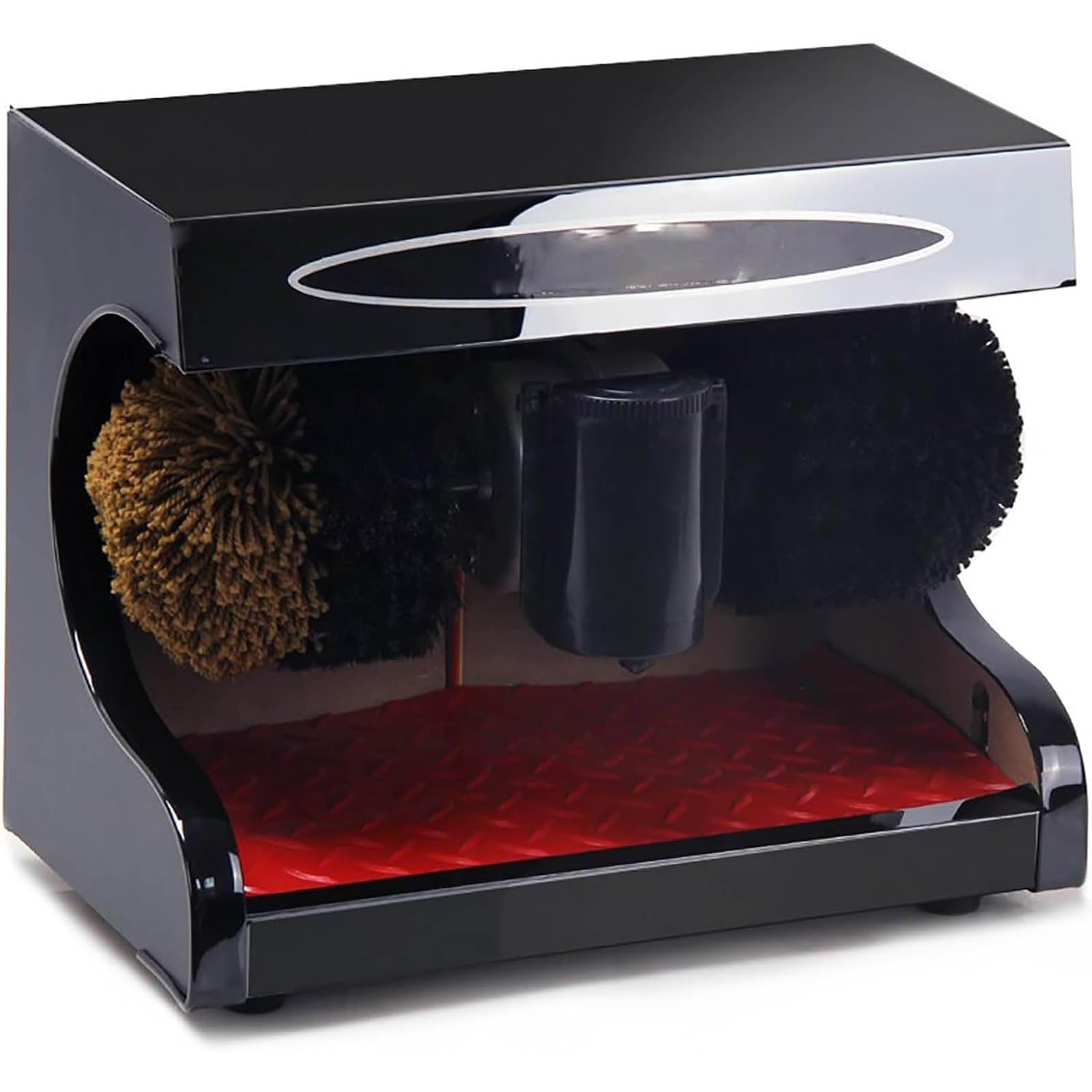 Kit lucidascarpe Elettrico con sensore Automatico - Spazzola elettrica per Scarpe per Pulire, lucidare e lucidare Le Scarpe - Pulitore per Polvere lucidante per Scarpe, B,B