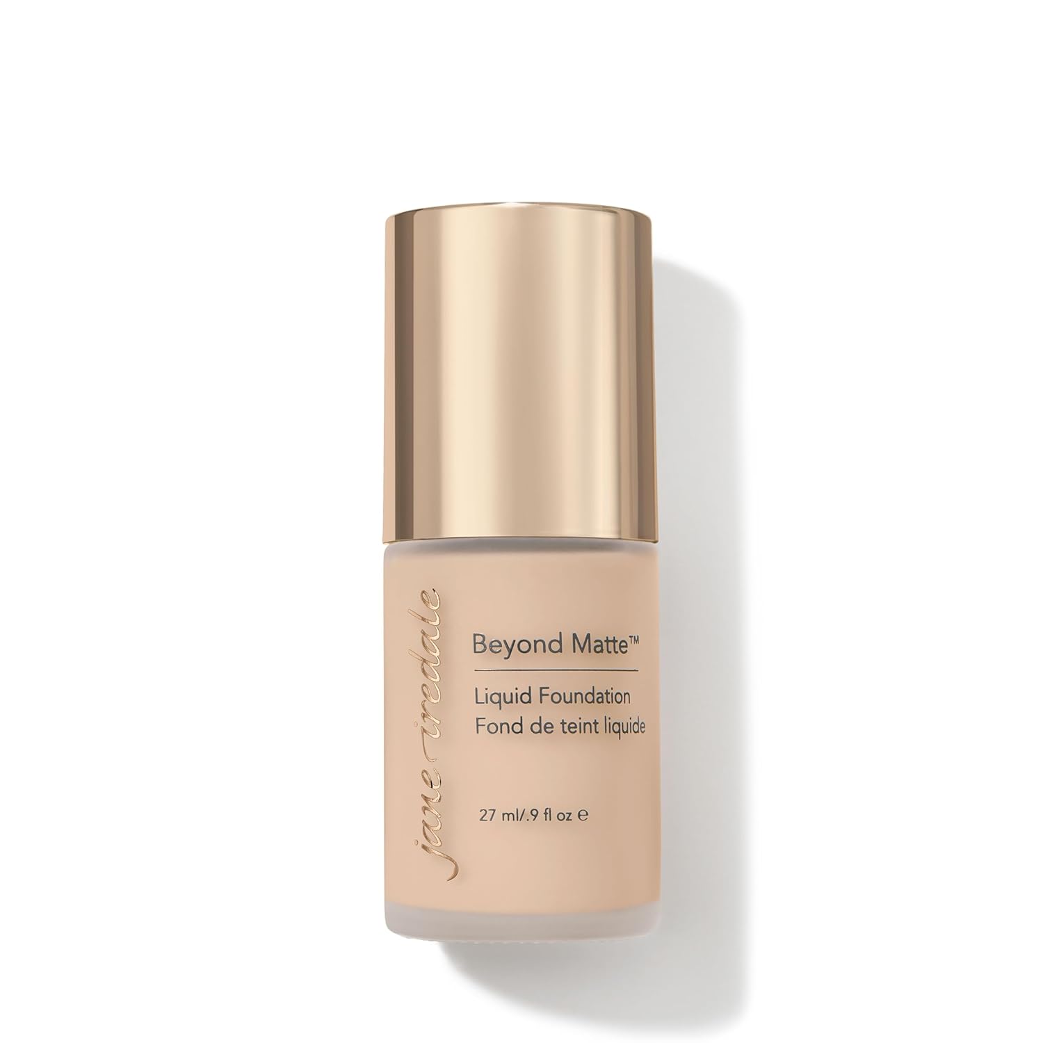 jane iredale Beyond Matte 3-in-1 Liquid Foundation Lightweight, Buildable Coverage with a Semi Matte Finish Vegan, Clean & Cruelty-Free Makeup