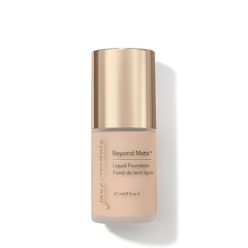 jane iredale Beyond Matte Base líquida 3 en 1, ligera, cobertura para construir con un acabado semimate, maquillaje vegano, limpio y libre de
