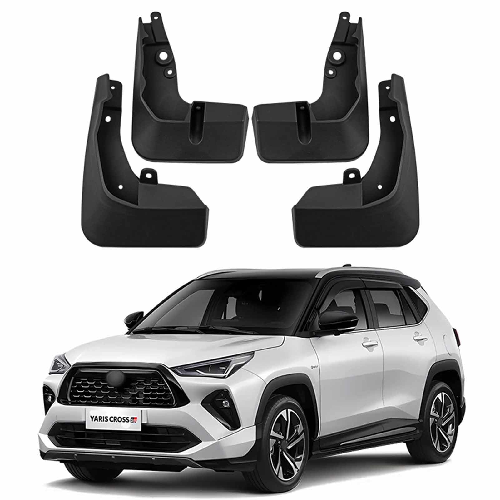 Zestaw Błotników Do Toyoty Yaris Cross Gr 2023 Osłony Błotniki Akcesoria Przeciwbryzgowe Zestaw Przód I Tył