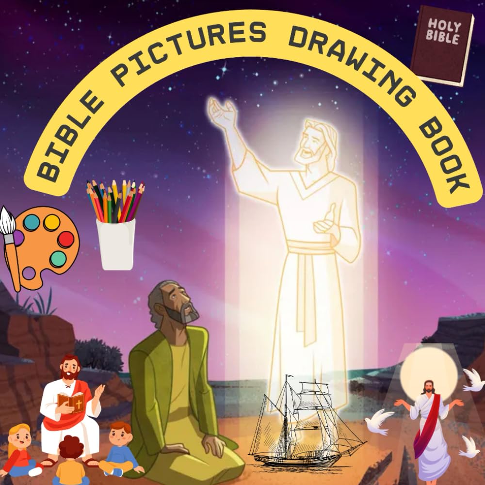 My bible sketchbook: Bble drawing book for kids ages 6-12