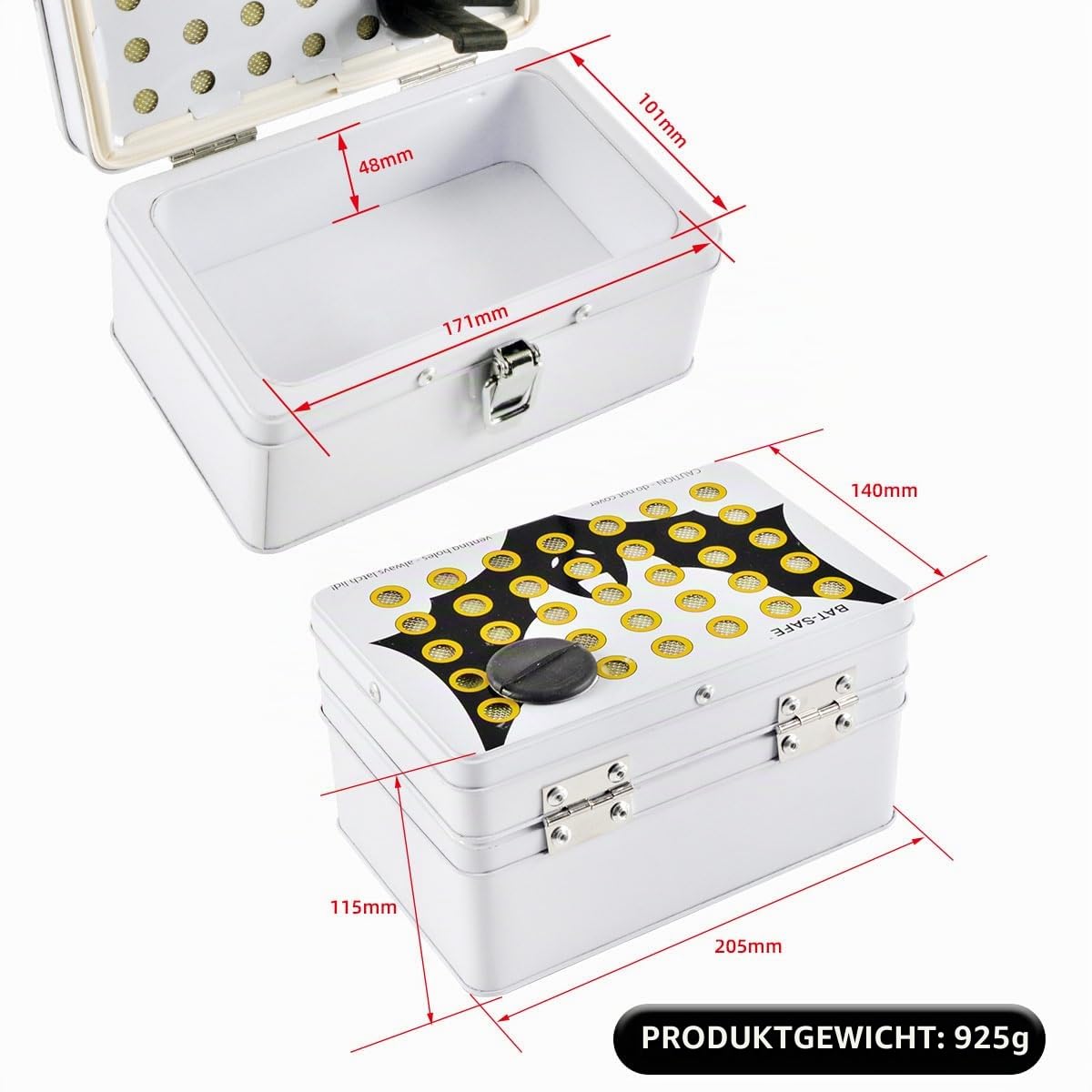 Lipo-Lithium Battery Charging Safe Box Mini Size