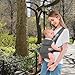 IULONEE Mochila Portabebés para Bebe Multifuncional Baby Carrier Wrap Ergonómicas Portabebés Ajustable Porteo Bebe Delantera y Trasera Carrier Adecuado para Niños y Niñas Gris Oscuro Imagen de IULONEE Mochila Portabebés para Bebe Multifuncional Baby Carrier Wrap Ergonómicas Portabebés Ajustable Porteo Bebe Delantera y Trasera Carrier Adecuado para Niños y Niñas Gris Oscuro