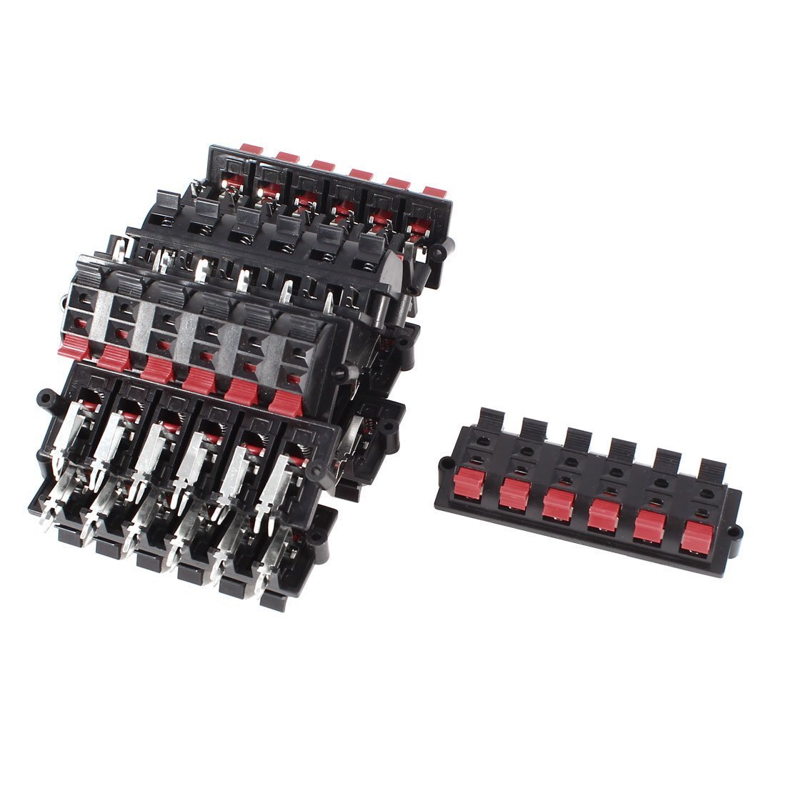 Imported 10 x Case 12 Pin 12 Position Speaker Terminal Board Red Black_106719-image-22