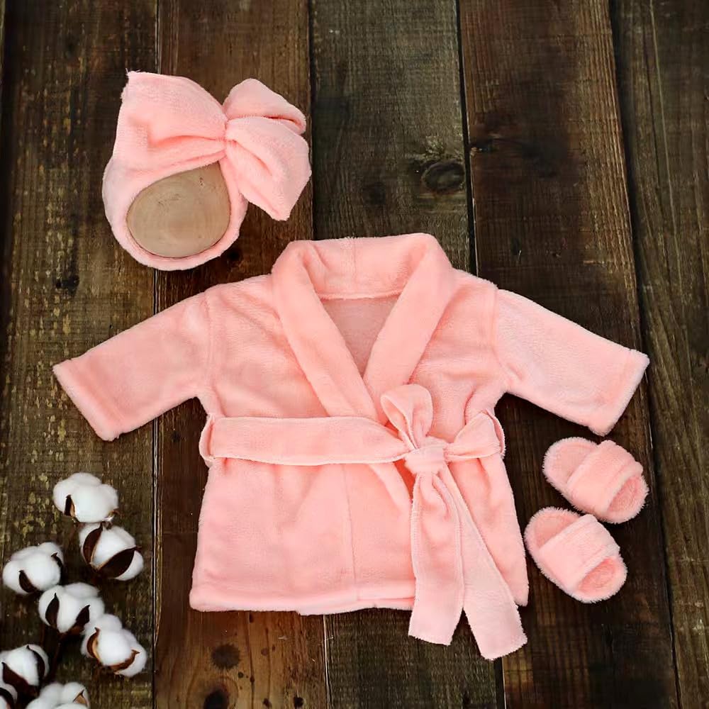 Newborn bathrobe photography costume，Baby Photography Props Outfits for Baby Girls Boy
