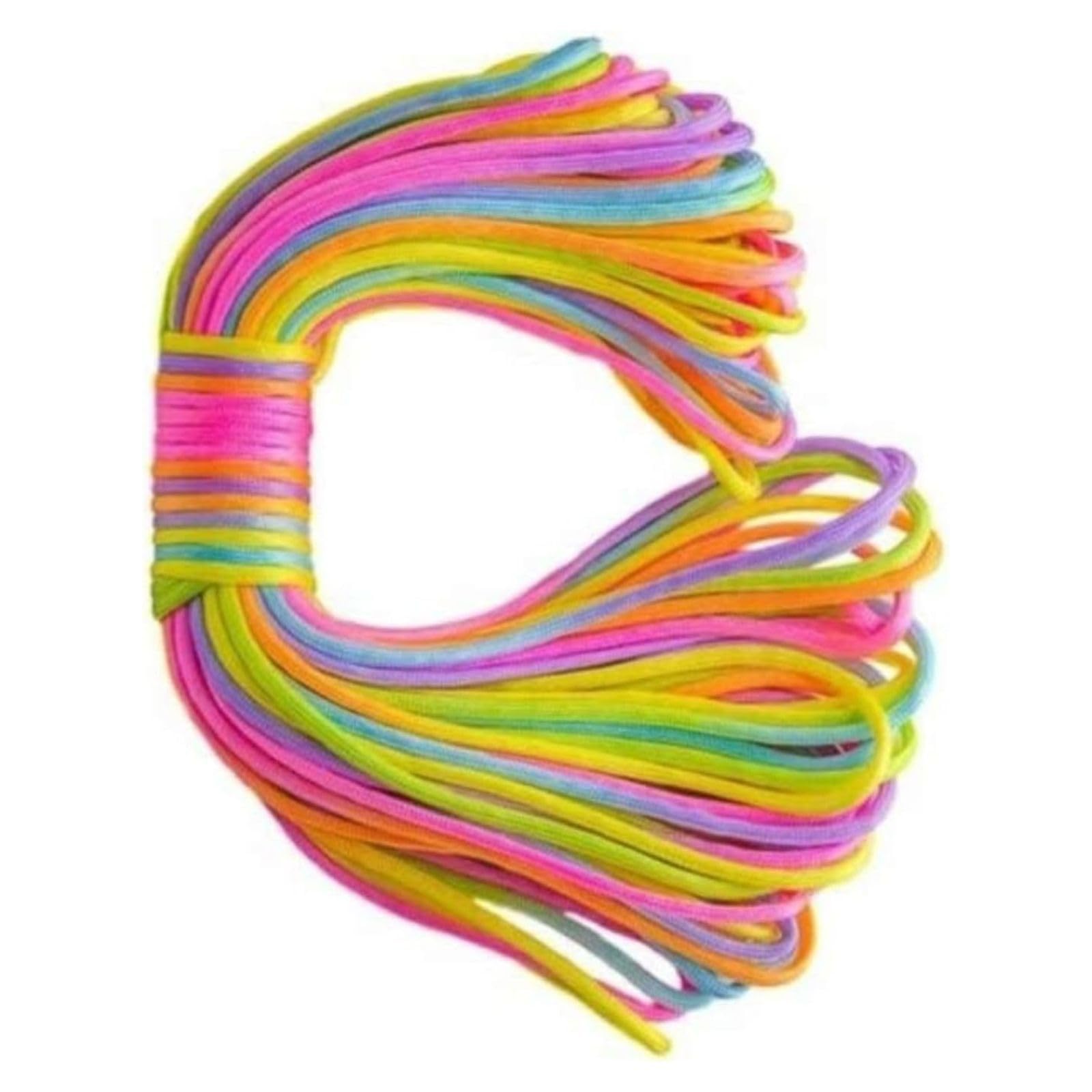 Amazon.co.jp: パラコード 7芯 強力 ロープ レインボー カラフル