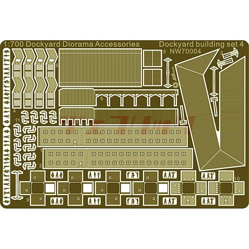 Amazon | 1/700 ドックヤード ビルディングセット 4 NW70004 | リボン 通販