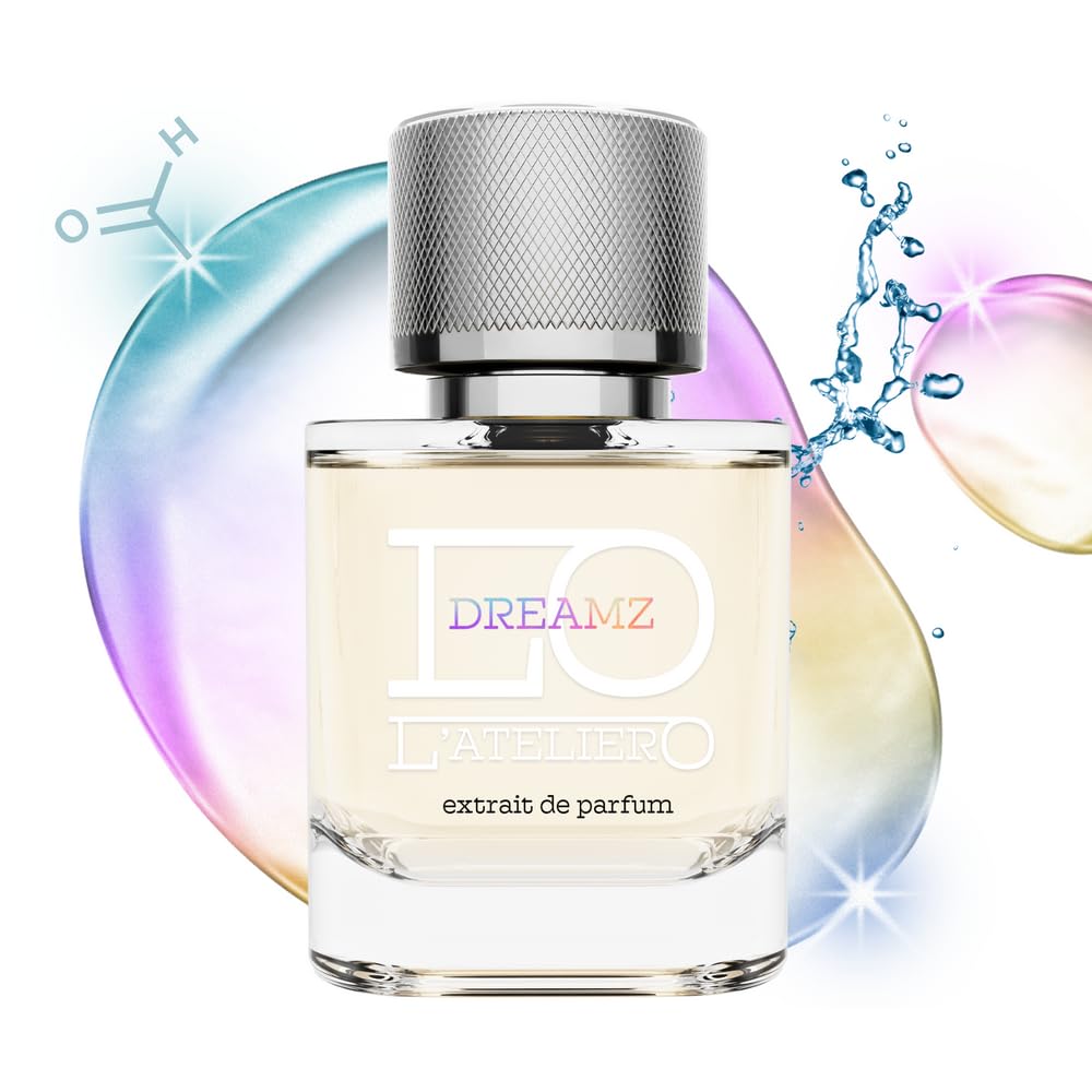 L'ATELIERO - DREAMZ - Extrait de Parfum - 50ml - Unisexparfum - Frisch, Sauber, Aquatisch, Zitrisch - Duft nach Frischer Wäsche
