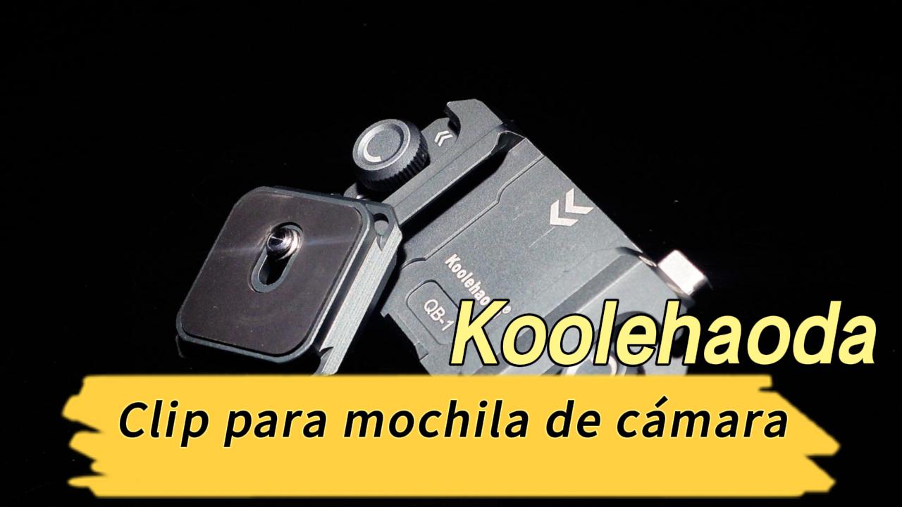 Clip Per Fotocamera Koolehaoda QB-1 - Supporto Da Cintura O Zaino Per Action Cam, DSLR E Mirrorless - Foto 4