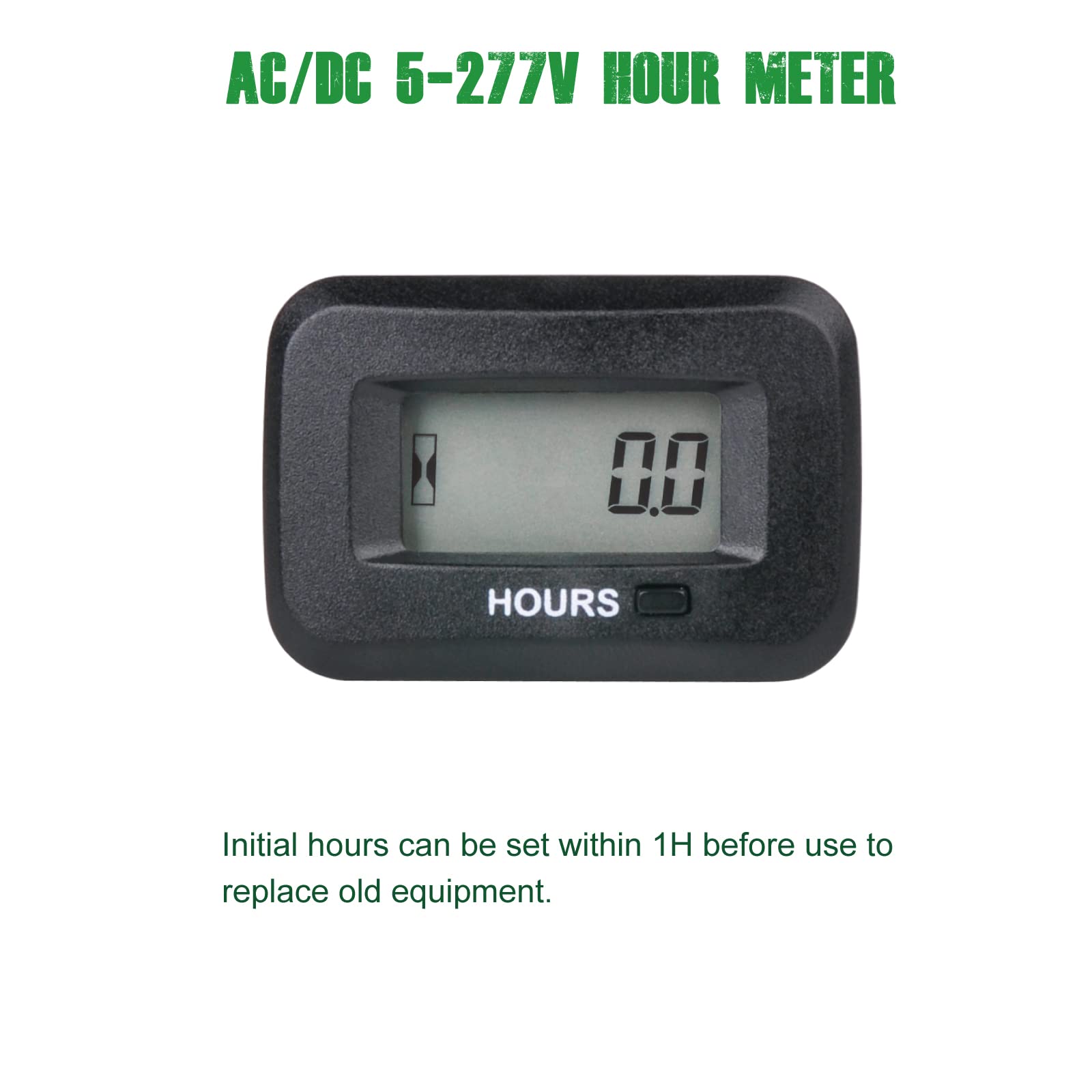 Dixie Chopper Hour Meter for LT1800-34, LT1800-44 & More Lawn Mowers / 500015DC