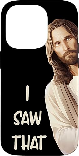 Miniatura 17 de iPhone 12/12 Pro Funny Jesus I Saw That Case