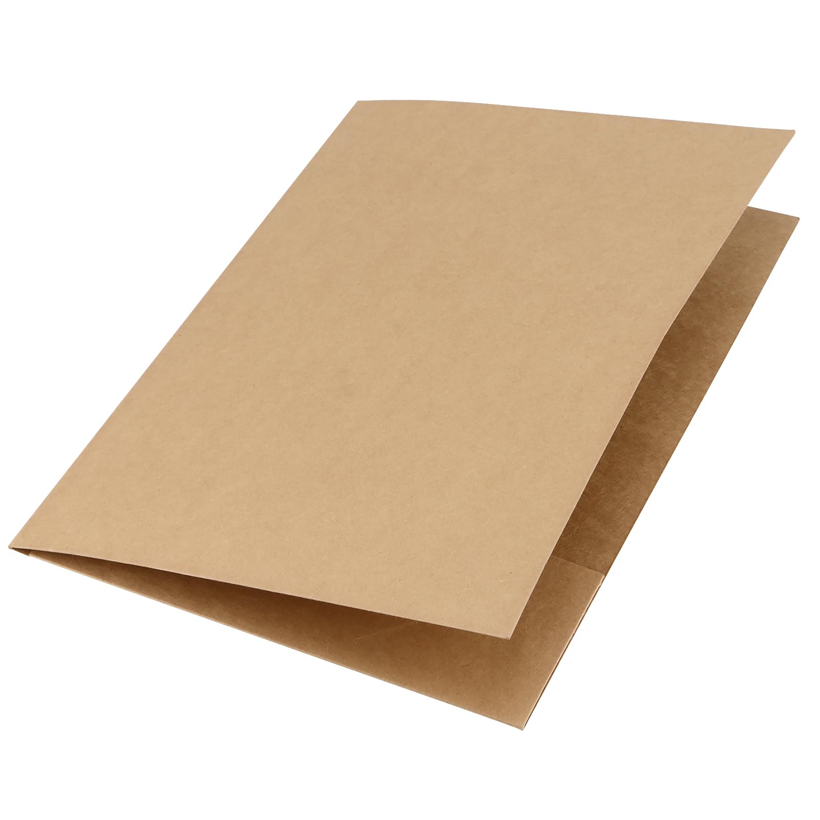 HEIHAK 25 Pcs A4 Kraft Paper File Folder with Cards Slot Pockets - Image 4