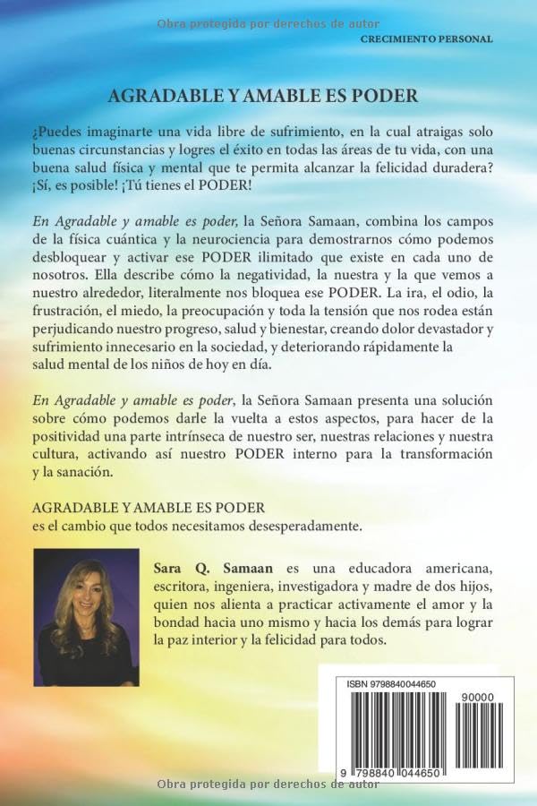 Miniatura 2 de AGRADABLE Y AMABLE ES PODER Ciencia y habilidades que nadie nos enseñó para la FELICIDAD, la SALUD y el ÉXITO que transformarán tu mundo (Nice and