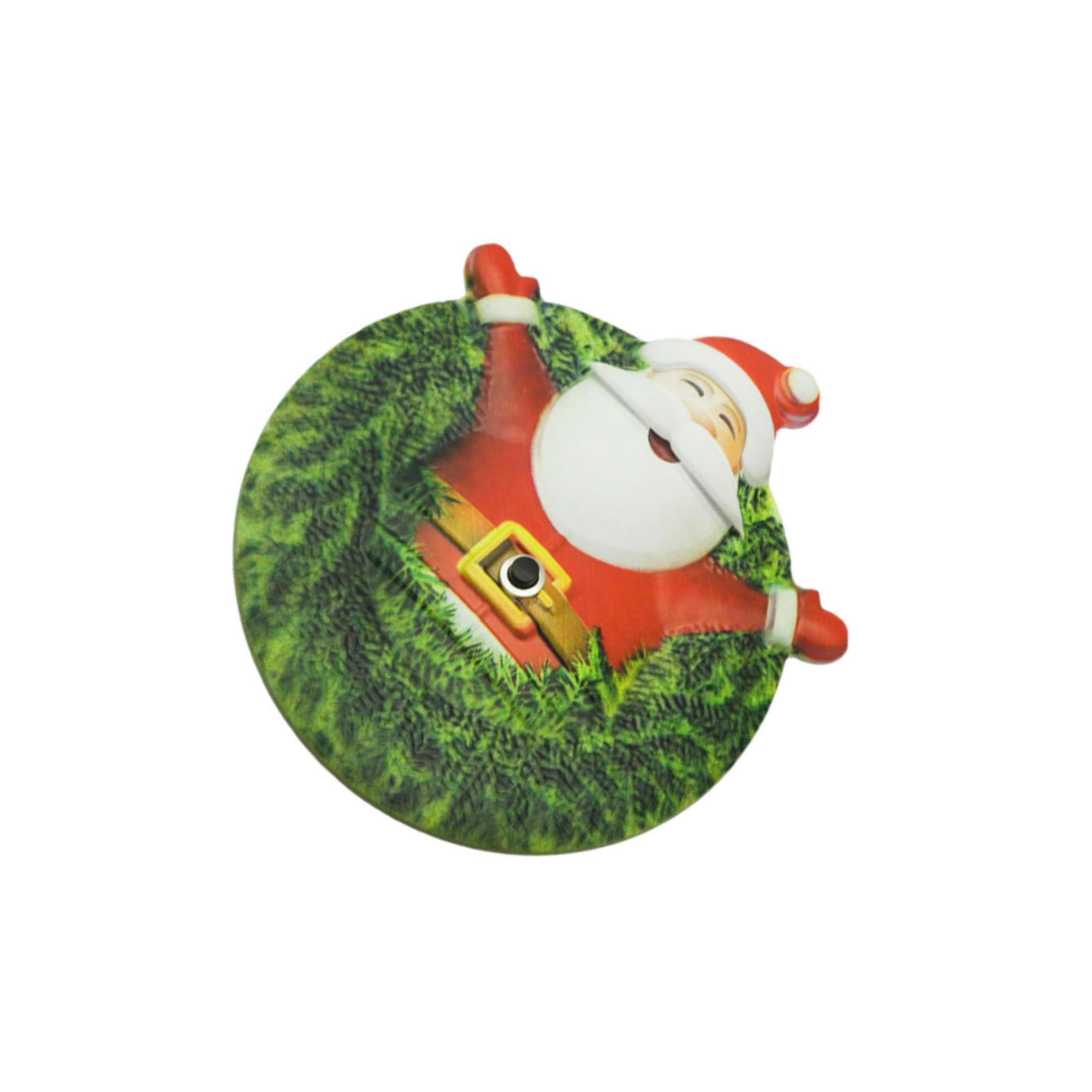 TWISAXC Push Button Door Bell for Creative Practical Santa Claus Image For Unique Entryway Decor Durability Santa Claus Door Bell