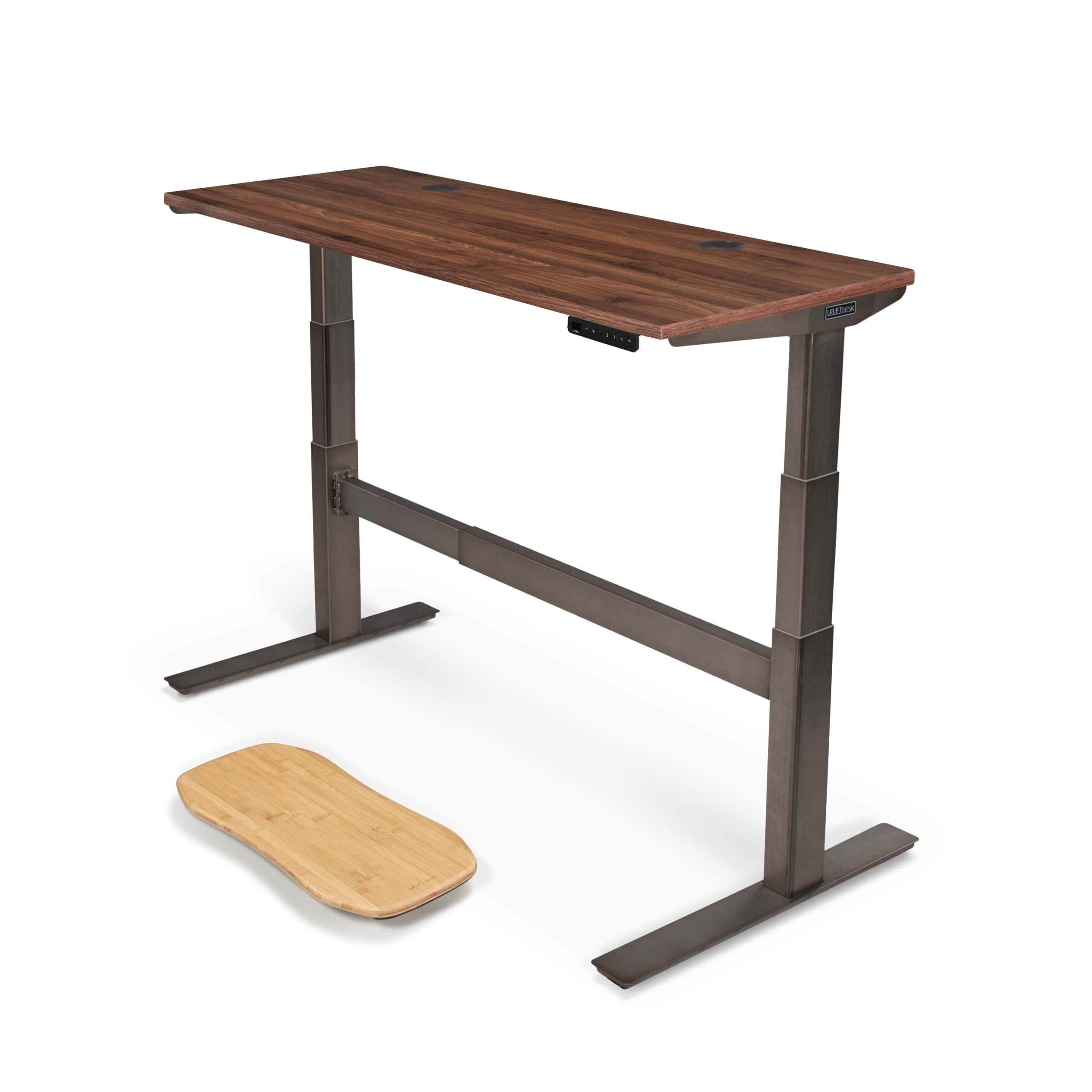 UPLIFT DESK 2-Leg V2-Commercial Walnut Laminate