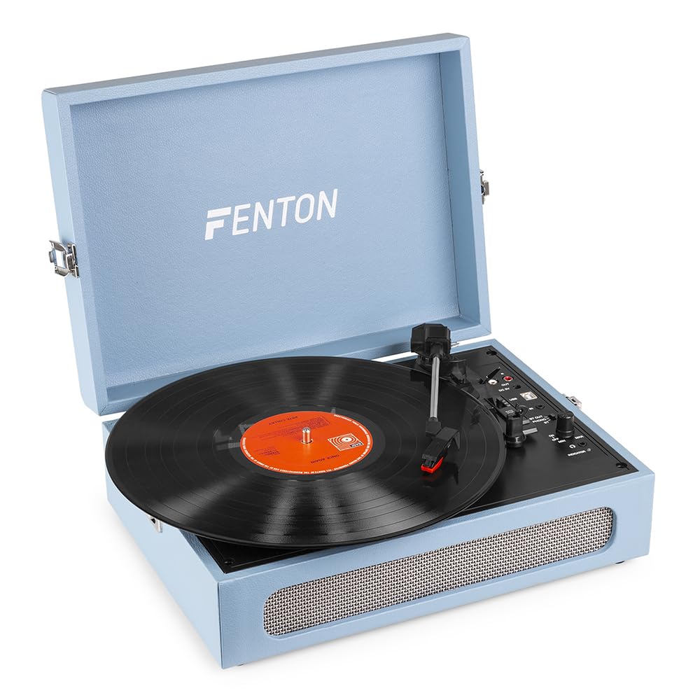 Fenton RP118E Record Player Briefcase with BT in/Out
