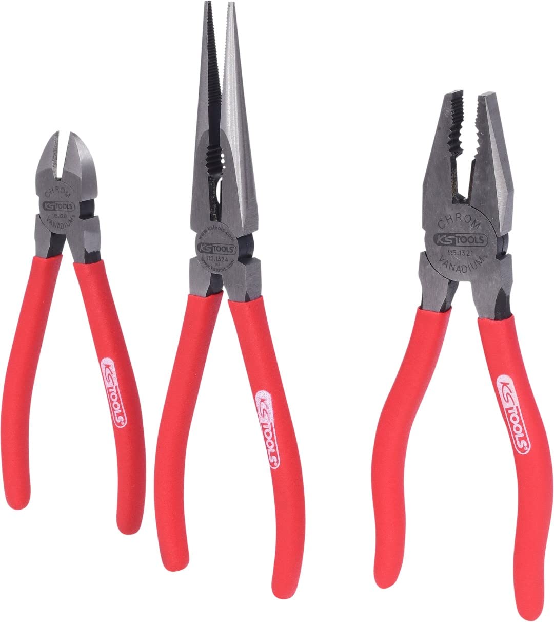 KS Tools 115.1310 Classic Jeu de 3 pinces 165-205 mm