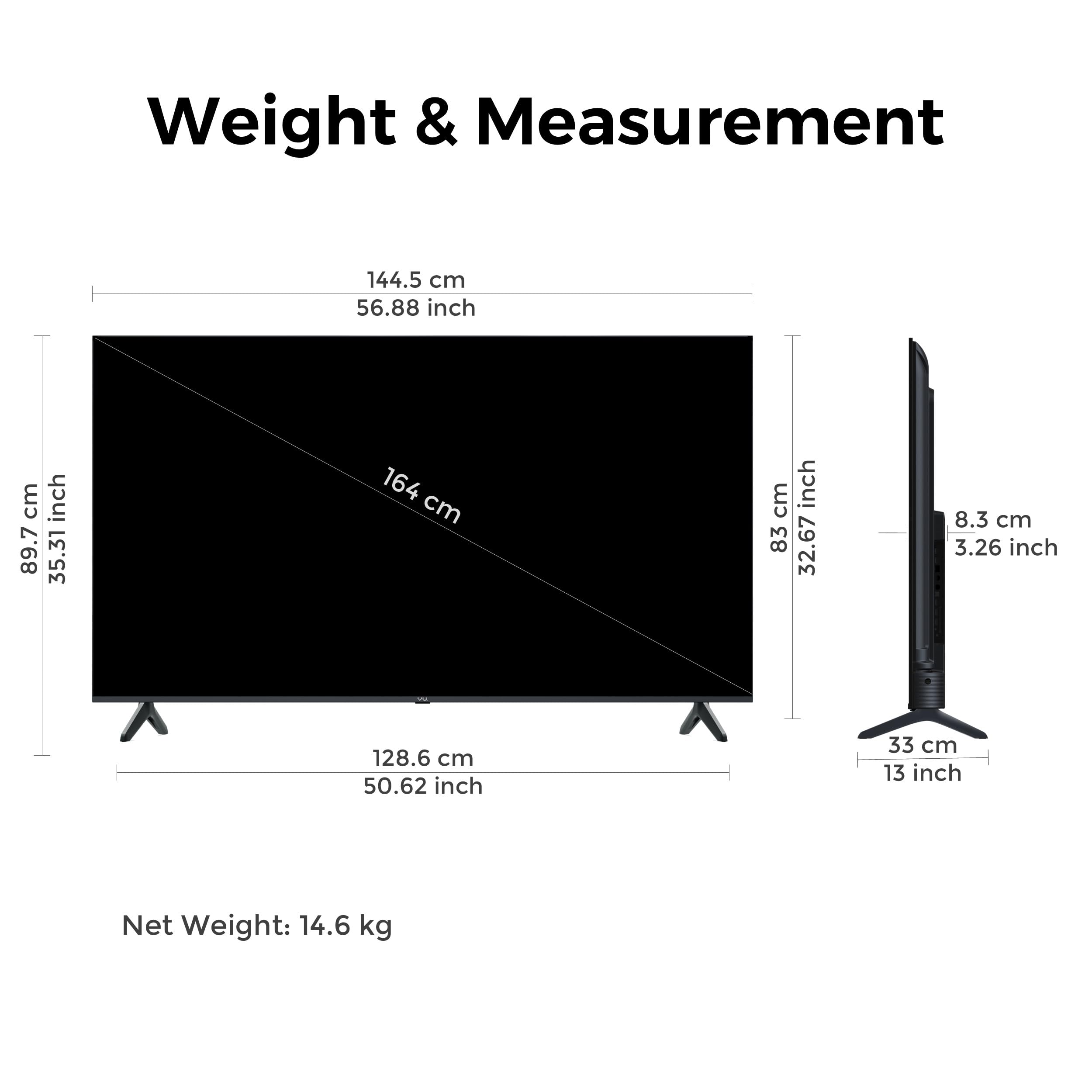 Vu California 164cm (65 inches) Smartchoice GloQLED Smart 4K TV VuGLOQLEDDV — Amazon image 6