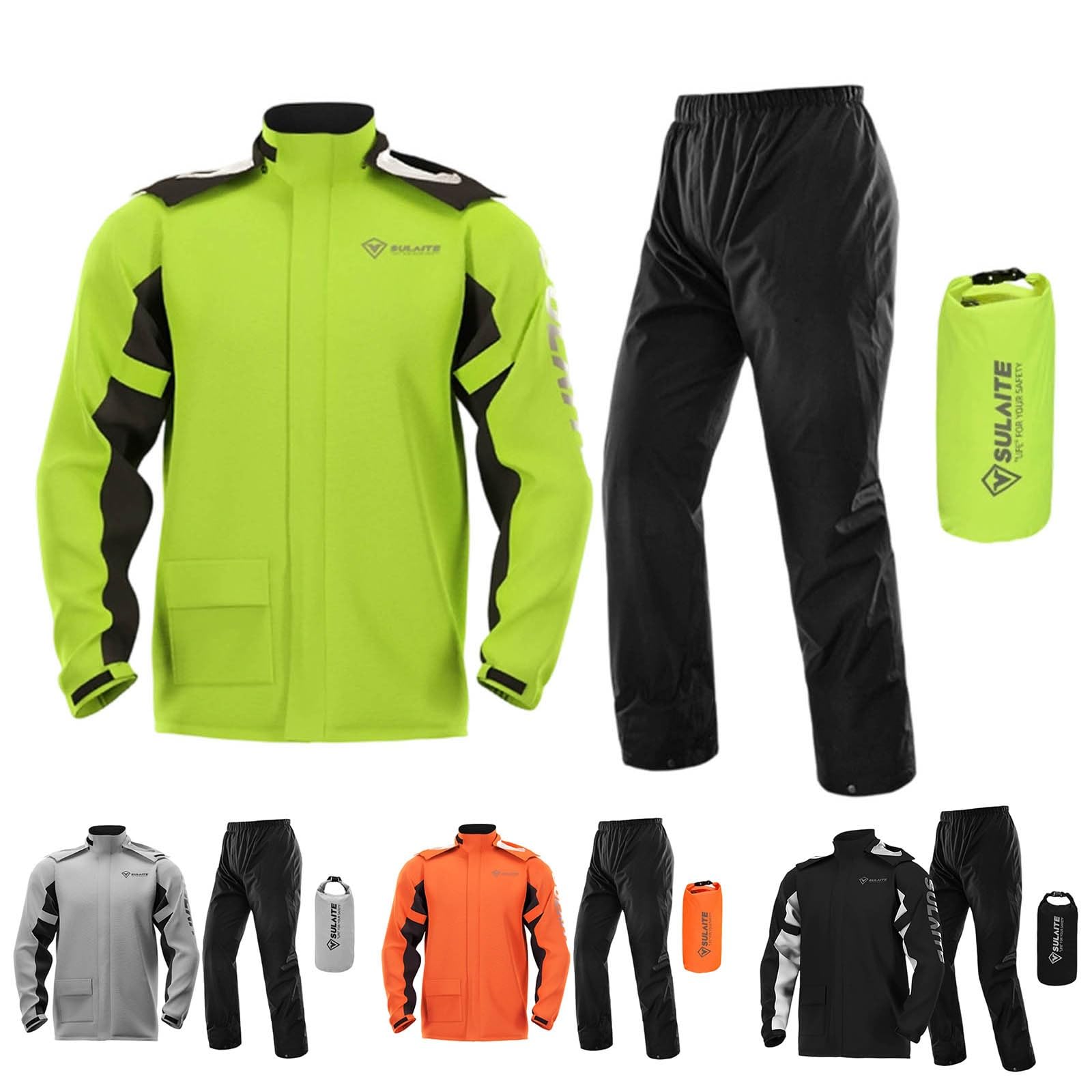 Regenanzug Für Fahrrad Herren Atmungsaktiv Regenbekleidung Softshellregenjacke Und Hose 2 Teilig Set Sommeranzug Zweiteilig Winddicht Atmungsaktiv Set Für Motorrad Angeln