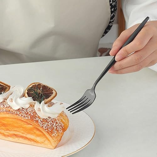 Miniatura 6 de Buyer Star Juego de cubiertos de acero inoxidable de 30 piezas, utensilios de cocina para 6 personas, para hogar, cocina, hogar, restaurante, boda,