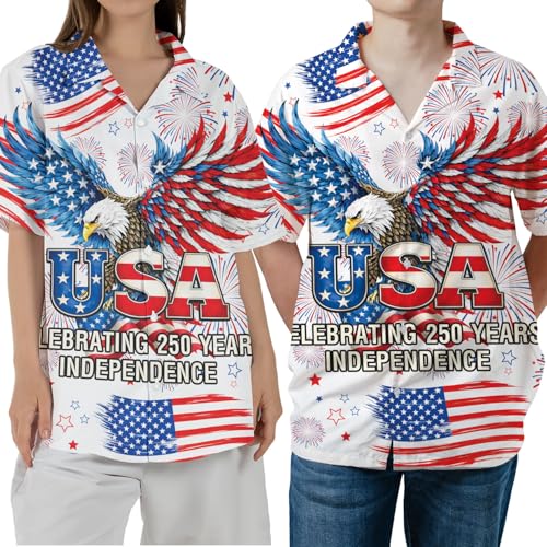 Image of Men's Hawaiian Wrinkle Free Short Sleeve Button Down Funny Tropical Floral Beach Vacation Shirt