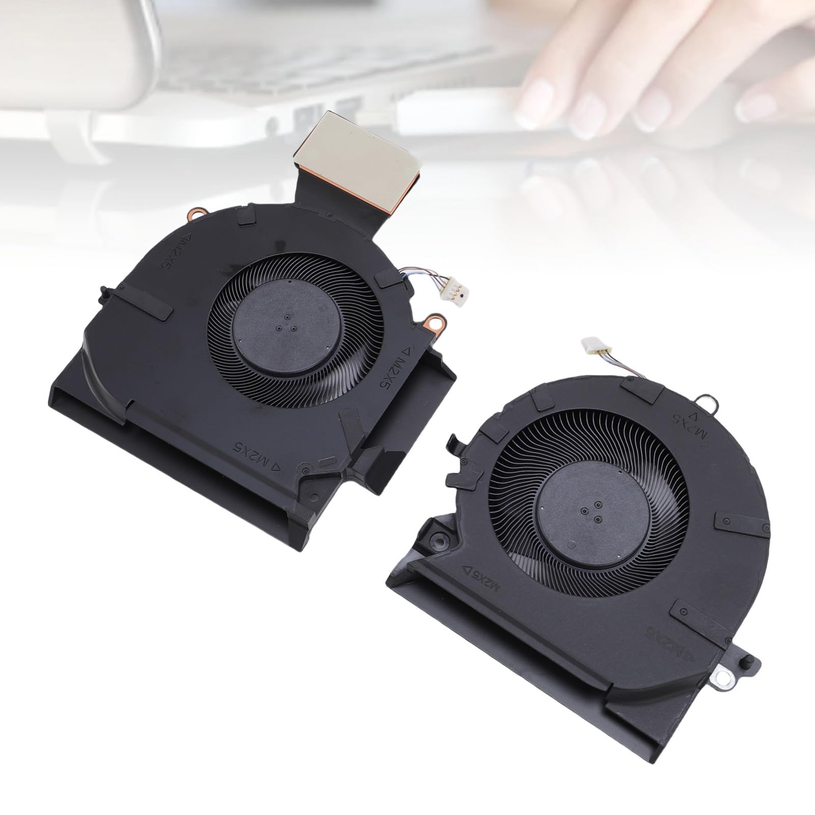 Denash Conjunto de Ventilador de Enfriamiento GPU CPU para Omen 16-B/16-C (TPN-Q265/TPN-Q267 Laptop, M75487-001/ND8CC02-20K25/M75488-001)