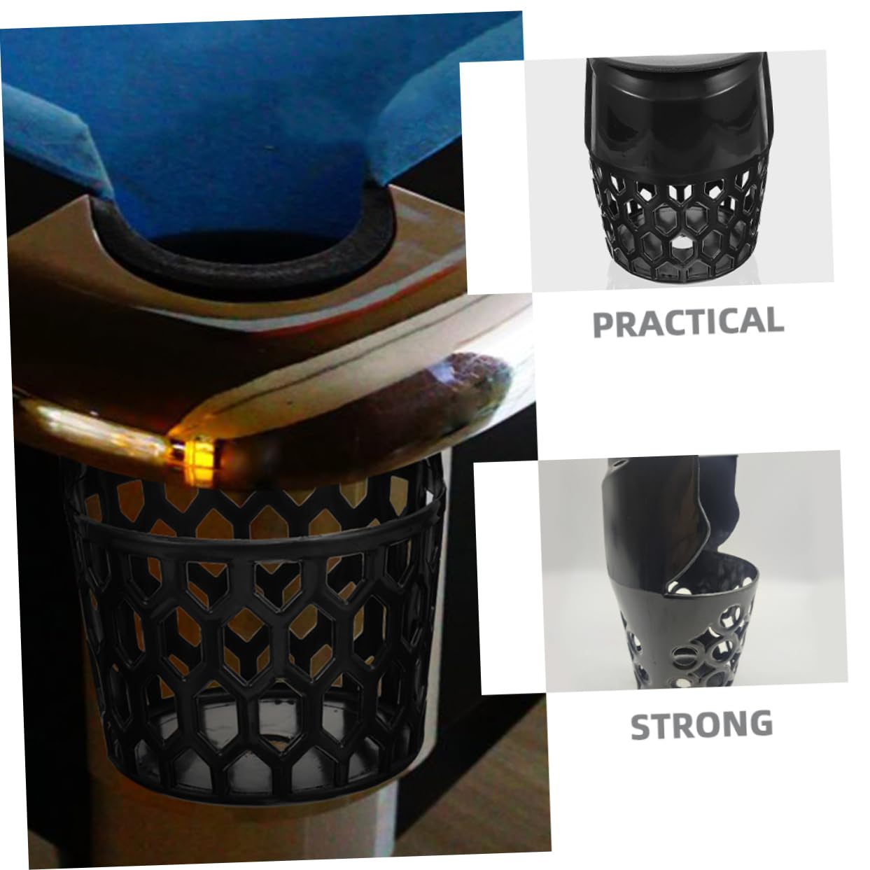 GOOHOCHY Plastic Billiard Pocket Holder Replacement Storage Pocket for Billiard for Easy Installation Accessory for Pool Table Organization