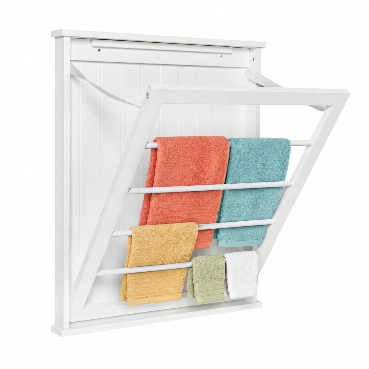 Amazon.com: Honey-Can-Do White Folding Over-the-Door Wall-Mount